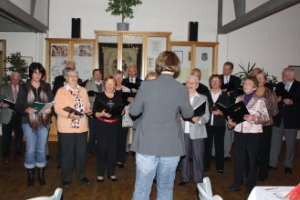 Unser Gemischter Chor am 13.12.2009 im Gildehus Schellhorn