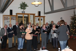 Weihnachtsfeier des gemischten Chores am 13.12.2009 im Gildehus Schellhorn