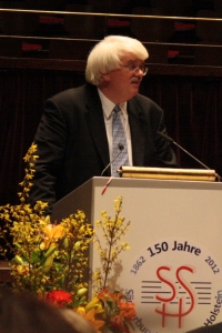 Dr. Mader im großen Saal des Kieler Schlosses am 5.2.2012